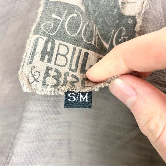 Young, Fabulous and Broke Sweater Taupe Lightweight Pullover - Picture 9 of 9